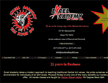 Tablet Screenshot of excelacademytkd.com